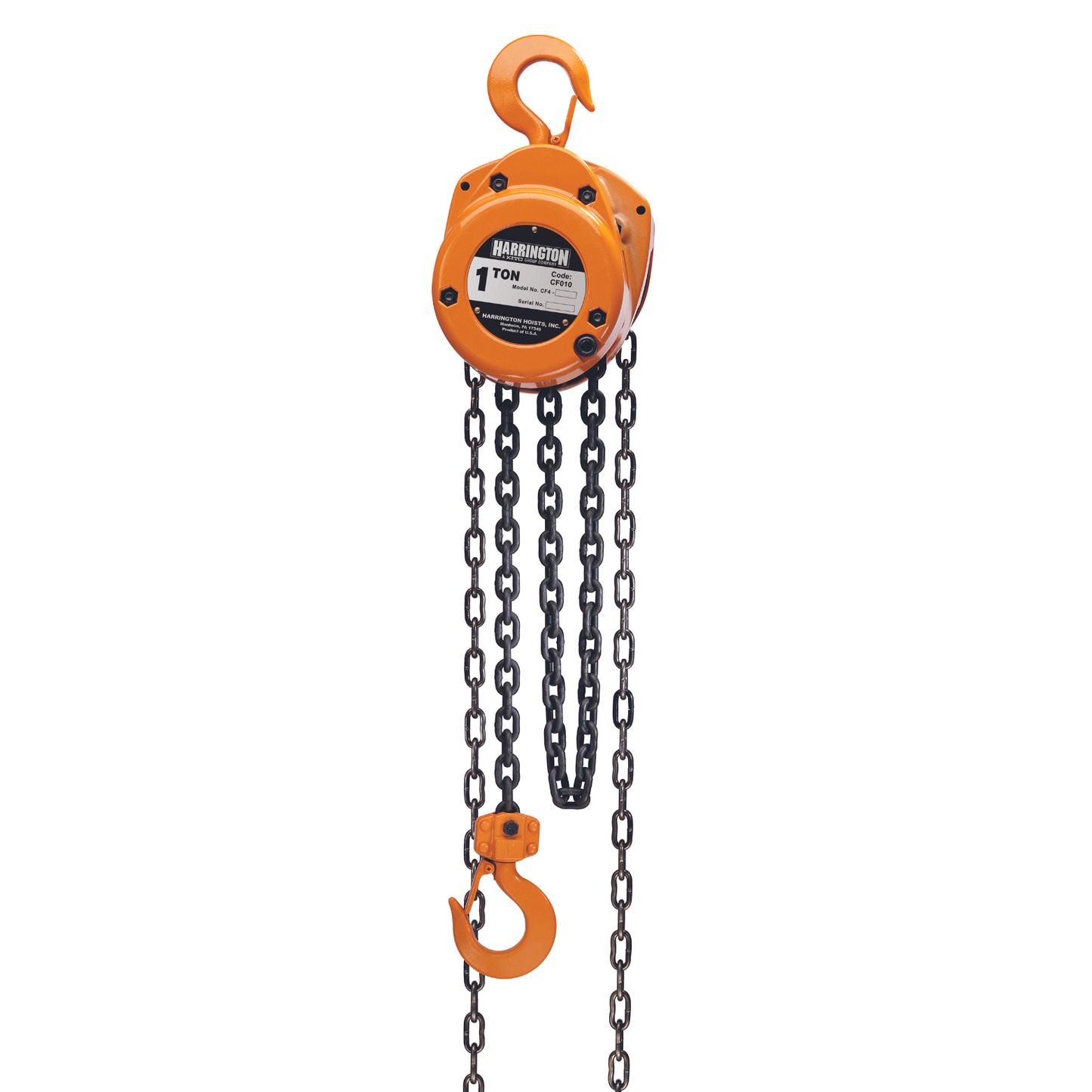 1 Ton Harrington CF Series Hand Chain Hoist, Part No CF010